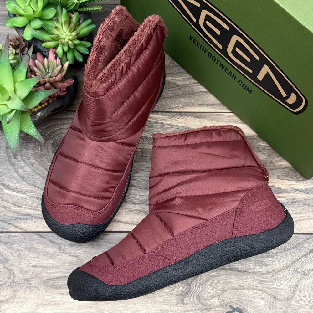 NIB Keen 10 40.5 Howser Fold Down Warm Indoor Outdoor Slip On Boots Andorra